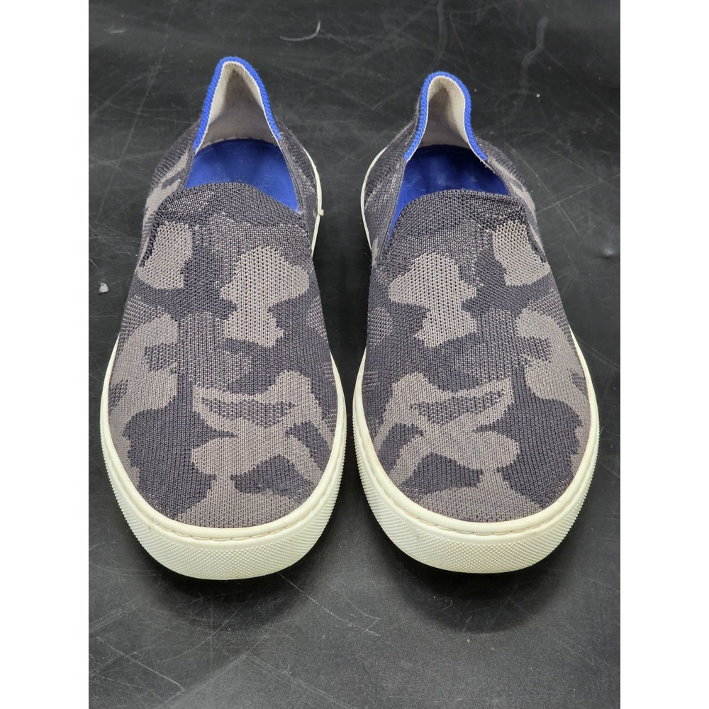 Rothy's Original Slip On Sneakers Size 7.5 Taupe Brown Camouflage Shoes Flats